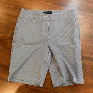 Talbots Blue Pin Stripe Shorts